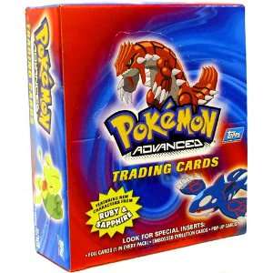  Topps Pokemon Advanced Trading Cards Booster Box 24 Packs 