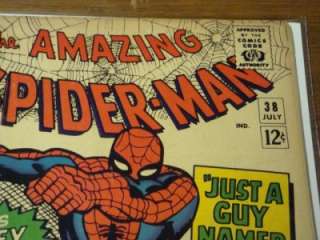 MARVEL AMAZING SPIDERMAN #38 (VERY GOOD/FINE)  