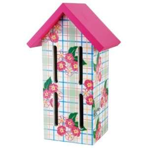   USA Teatowel and Flower Print Butterfly House: Patio, Lawn & Garden