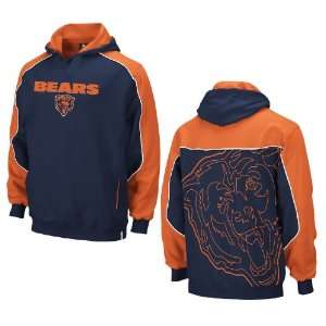   Chicago Bears Youth Blue Arena Hoody Sweatshirt: Sports & Outdoors
