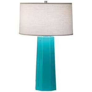  Robert Abbey Isis Egg Blue 26 High Table Lamp: Home 