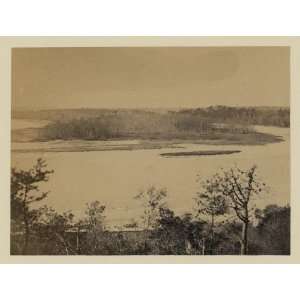  Appomattox River,from Point of Rocks,December 1864