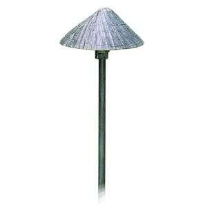  Thatched Roof Shade Verde Finish 21 High Path Light: Home 
