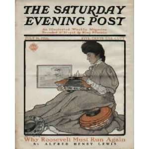  Moore Magazine Cover Art. .. 1906 Saturday Evening Post Cover 