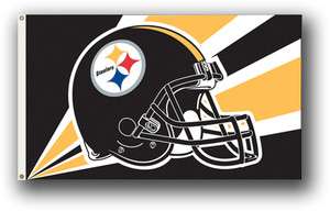 NFL 3 x 5 HELMET DESIGN FLAGS Officially licensed Available in all 