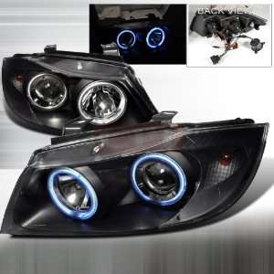 Bmw Bmw E90 3 Series   Black Ccfl Projector Head Lights/ Lamps   Apc 