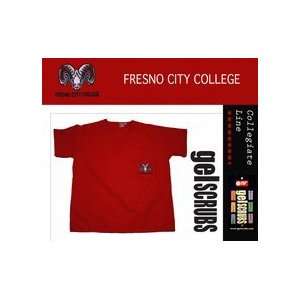  Fresno City College Rams Scrub Style Top from GelScrubs 