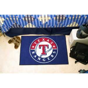  MLB Texas Rangers Team Logo Door Mat: Sports & Outdoors