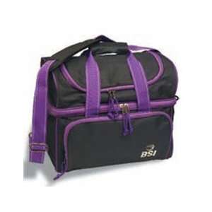   Quality BSI Series Bocce or Bowling Bag Purple and Black Toys & Games