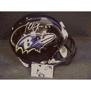 Terrell Suggs Autographed Authentic Full Size NFL Helmet Baltimore 