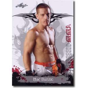 2010 Leaf MMA #19 Mac Danzig (Mixed Martial Arts) Trading 
