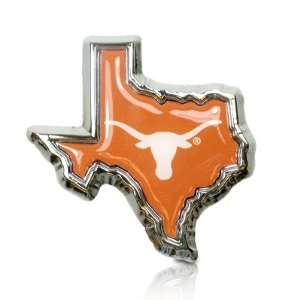  University of Texas Logo in TX shape Metal Car Emblem Automotive