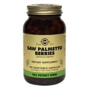  (Full Potency) Saw Palmetto Berries 100 Vegetable Capsules 