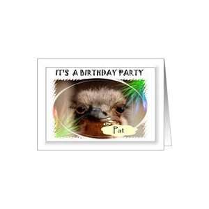   Invitation / Name Specific   Pat / Baby Ostrich Card: Toys & Games