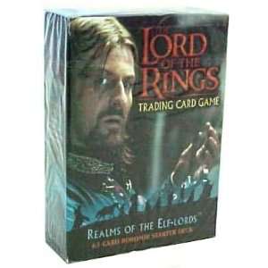  Tcg   Realms Of The Elf Lords Starter Deck Boromir   63C: Toys & Games