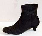 beautifeel black suede ankle boots sz 37 us 6 5