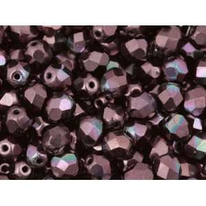   Bead 6mm Amethyst Metallic Luster (50pc Pack) Arts, Crafts & Sewing