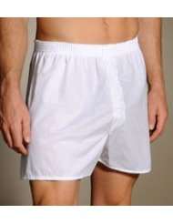 Men Underwear Boxers White