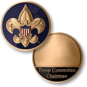 Boy Scouts Troop Committee Chairman Coin