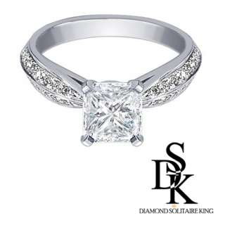 This Engagement ring is also available in 14k White Gold or Yellow 
