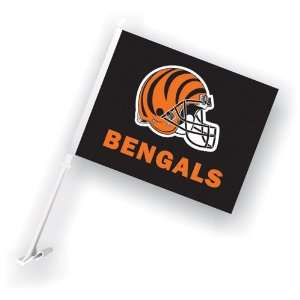   Cincinnati Bengals NFL Car Flag with Wall Brackett: Everything Else