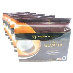 Tassimo T Disk Gevalia Caramel Latte Macchiato T Disc Pods (Case of 5 