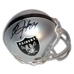 Bo Jackson Signed Raiders Mini Helmet:  Sports & Outdoors