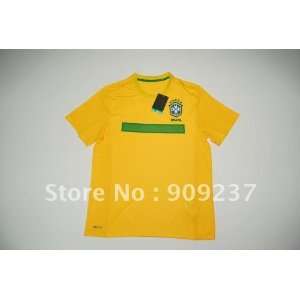 new yellow brazil 2012 home jersey 11 12 brazil soccer football 