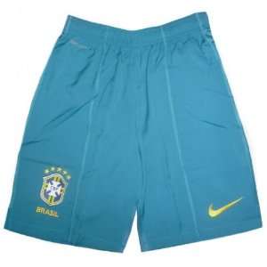  Brazil Boys Away Soccer Shorts 2011 12: Sports & Outdoors