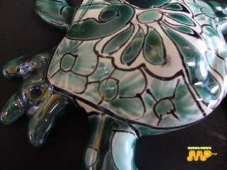 Talavera Ceramic Crab Pottery Hand Painted Mexican 6  
