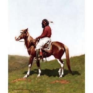     24 x 30 inches   Comanche Brave, Fort Reno, Ind
