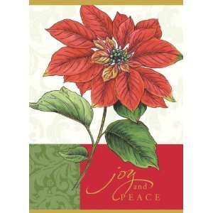  Marian Heath Boxed Christmas Cards, Poinsettia, 15 Count 
