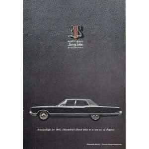   Ad 1964 Oldsmobile Ninety Eight Luxury Sedan Oldsmobile Books