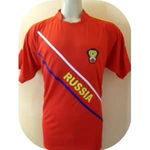  RUSSIA SOCCER JERSEY SIZE LARGE.NEW STYLE. Sports 
