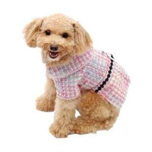  Pink Plaid Designer Dog Coat Size Small: Everything Else