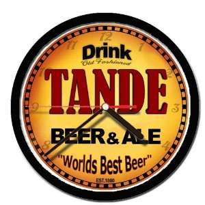  TANDE beer and ale cerveza wall clock: Everything Else