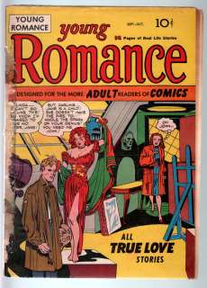 YOUNG ROMANCE #1 1947 FIRST JOE SIMON & JACK KIRBY ROMANCE COMIC BOOK 