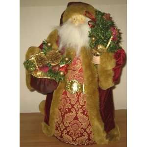    Santa Claus Holding Christmas Tree Figurine: Everything Else