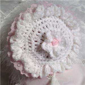 beautiful babys bonnets crochet pattern for reborn 0 3 months 26
