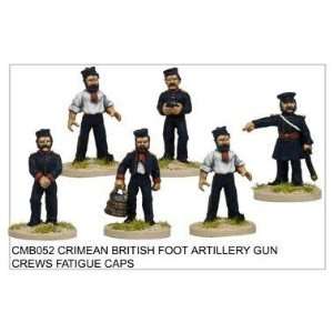   War   British: Foot Artillery Gun Crews Fatigue Caps: Toys & Games