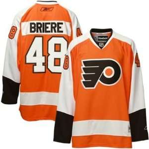  Danny Briere #48 Philadelphia Flyers (Med) Authentic Home 