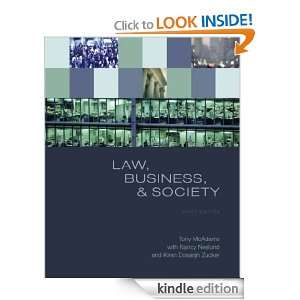 Law, Business, and Society Tony McAdams  Kindle Store