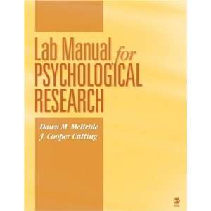   Manual for Psychological Research [Paperback]: Dawn M. McBride: Books