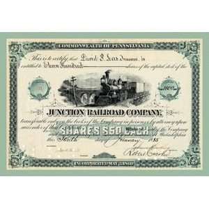 Junction Railroad Company   Paper Poster (18.75 x 28.5)  