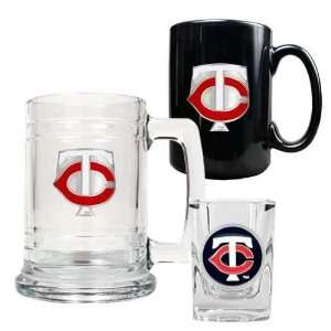  Minnesota Twins MLB 15oz Tankard, 15oz Ceramic Mug & 2oz 