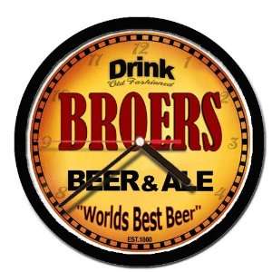  BROERS beer and ale cerveza wall clock: Everything Else