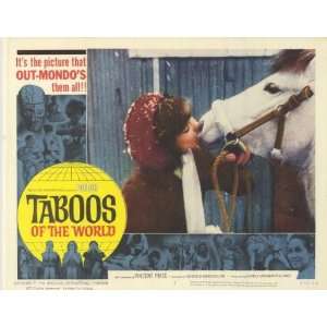  Taboos of the World   Movie Poster   11 x 17
