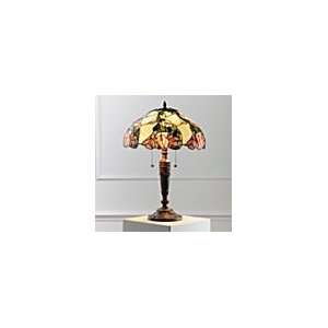  Tiffany Style Mountain Laurel Table Lamp
