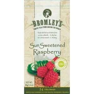 Bromleys Tea ~ Sun Sweetened Raspberry ~ 3 Box Case:  