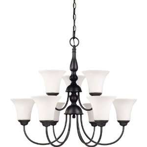   Dupont 9 Light Chandeliers in Dark Chocolate Bronz